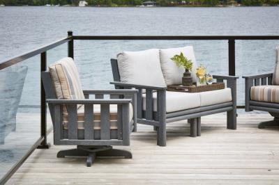 C.R. Plastic Products Traditional Mission Style Stratford Loveseat - DSF262