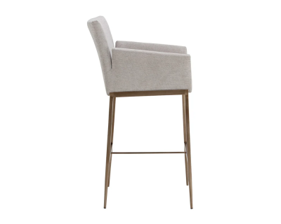 Sunpan Gesa Barstool in Polo Club Stone - 104706