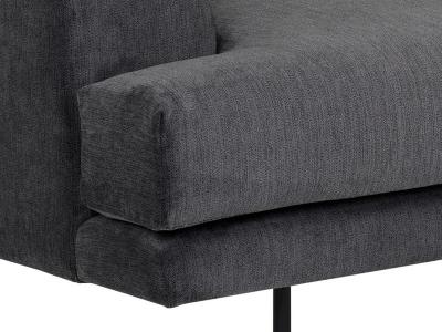 Sunpan Abigail Sofa in Polo Club Kohl Grey - 105019