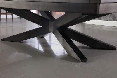 Plank and Hide Industrial Series Felix Pool Table - 28005-GUN