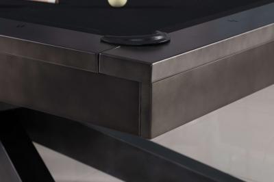 Plank and Hide Industrial Series Felix Pool Table - 28005-GUN
