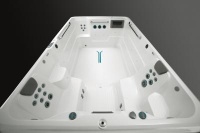 Endless Pools R-Series R200 RecSport Recreation Systems Swim Spa with Mocha Cabinet and Entertainment System - 941912059102-23