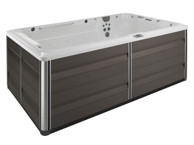 Endless Pools R-Series R200 RecSport Recreation Systems Swim Spa with Mocha Cabinet and Entertainment System - 941912059102-23