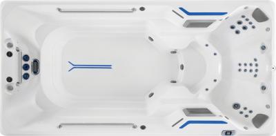 Endless Pools X-Series X500 SwimCross Exercise Systems Swim Spa with Gray Cabinet - 901903059200-23