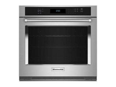 30" KitchenAid Single Wall Oven with Air Fry Mode - KOES530PPS