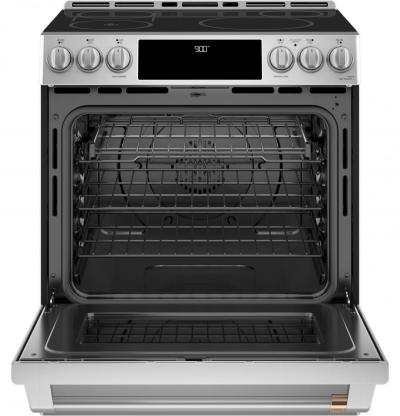 30" Café Slide-In Induction & Convection Range - CHS90XP2MS1