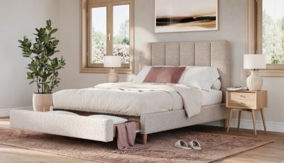 Palliser 54" Complete Queen Bed with  Drawer Storage -  Verttia Drawer Storage (Q)