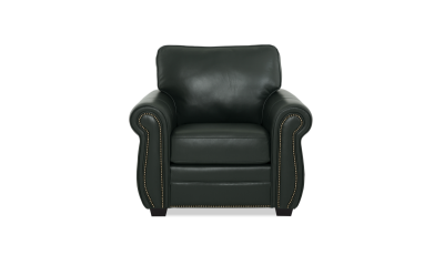 Palliser Accent Chair with an Espresso finish wood leg - Viceroy  Chair