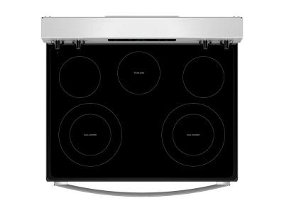 30" Whirlpool 5.3 Cu. Ft. Freestanding Electric Range with Steam Clean - YWFES3330RZ