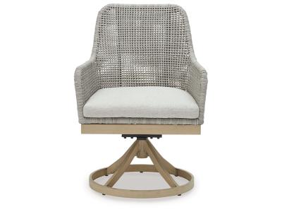 Signature Design by Ashley® Seton Creek Outdoor Swivel Dining Chair (Set of 2) - P798-602A
