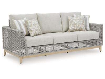 Signature Design by Ashley Seton Creek Outdoor Sofa with Cushion - P798-838