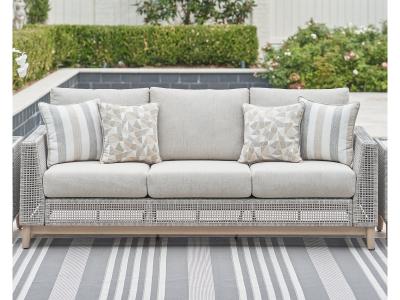 Signature Design by Ashley Seton Creek Outdoor Sofa with Cushion - P798-838