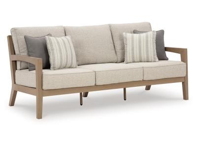 Signature Design by Ashley Hallow Creek Outdoor Sofa with Cushion - P560-838