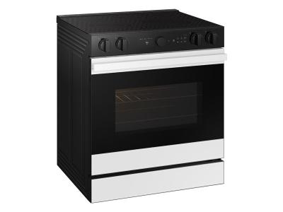 30" Samsung 6.3 Cu. Ft. Electric Slide-In True Convection Range - NSE6DB870012AC