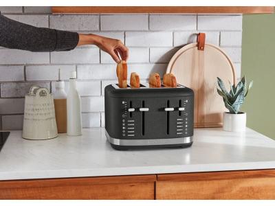 KitchenAid 4 Slice Toaster in Cast Iron Black - KMT4109BK