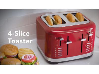 KitchenAid 4 Slice Toaster in Empire Red - KMT4109ER