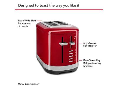 KitchenAid 2 Slice Toaster in Empire Red - KMT2109ER