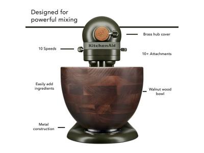 KitchenAid Design Series Tilt-Head Stand Mixer in Evergreen - KSM180WSEG