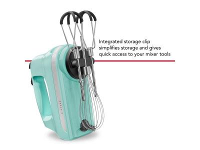 KitchenAid 6 Speed Hand Mixer with Flex Edge Beaters in Ice - KHM6118IC