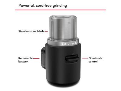 KitchenAid Go Cordless Blade Coffee Grinder - Battery Included - KBGR111BM