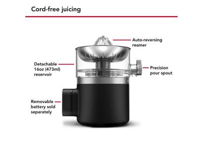 KitchenAid Go Cordless Citrus Juicer - battery sold separately - KCJR160BM