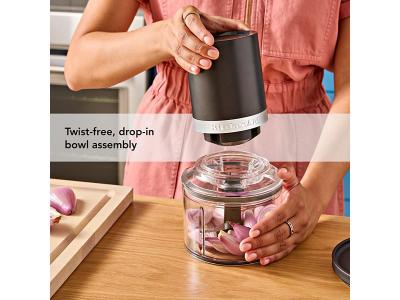KitchenAid Go Cordless Top Down Chopper - Battery Included - KTCR351BM