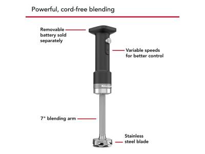 KitchenAid Go Cordless Hand Blender - Battery Sold Separately - KHBRV00BM