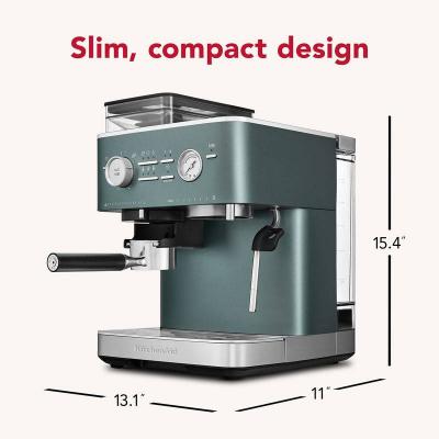 KitchenAid Semi Automatic Espresso Machine with Burr Grinder - KES6551JP