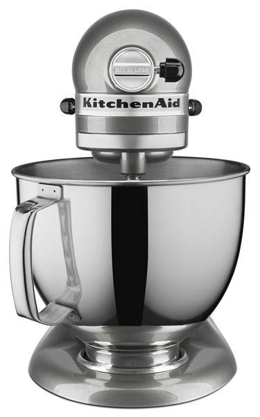 9" KitchenAid Artisan Series 5 Quart Tilt-Head Stand Mixer - KSM150PSMS