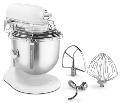 KitchenAid NSF Certified Commercial Series 8-Qt Bowl Lift Stand Mixer - KSMC895WH