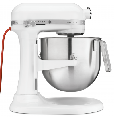 KitchenAid NSF Certified Commercial Series 8-Qt Bowl Lift Stand Mixer - KSMC895WH