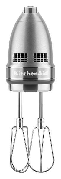 4" KitchenAid 9-Speed Hand Mixer in Contour Silver - KHM926CU
