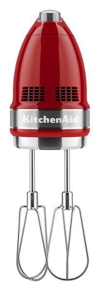4" KitchenAid 9-Speed Hand Mixer in Empire Red - KHM926ER