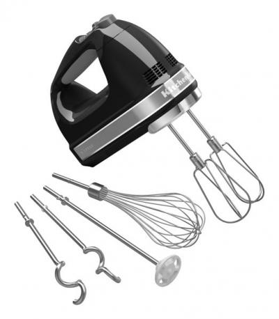 4" KitchenAid 9-Speed Hand Mixer in Onyx Black - KHM926OB