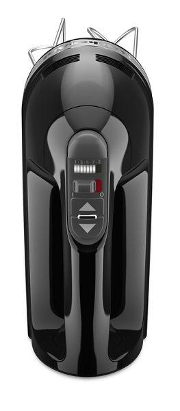 4" KitchenAid 9-Speed Hand Mixer in Onyx Black - KHM926OB