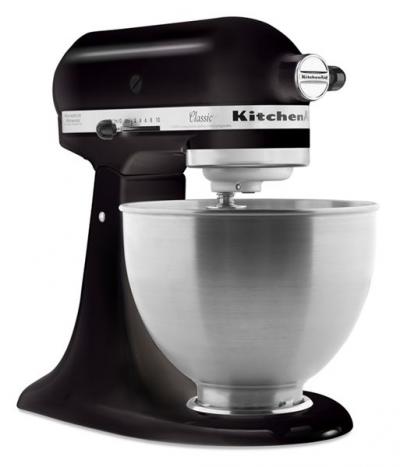 9" KitchenAid Classic Series 4.5 Quart Tilt-Head Stand Mixer - K45SSOB