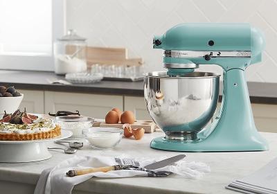 9" KitchenAid Artisan Series 5 Quart Tilt-Head Stand Mixer - KSM150PSAQ