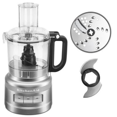 KitchenAid 7-Cup Food Processor in Contour Silver  - KFP0718CU