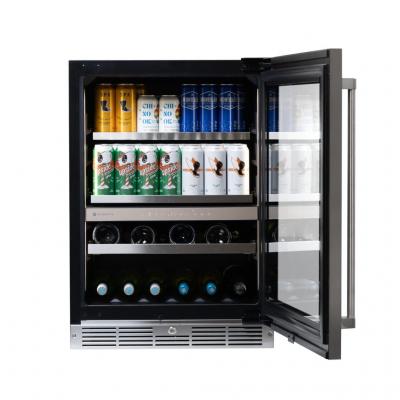 24" Silhouette Pro Gen 3 Built-in Wine and Beverage Center in Stainless Steel - SPRWBC052D3SS