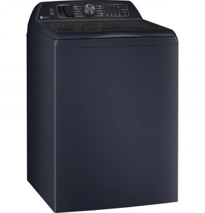 28" GE Profile 5.4 Cu. Ft. Washer with Smarter Wash Technology - PTW800BPWRS