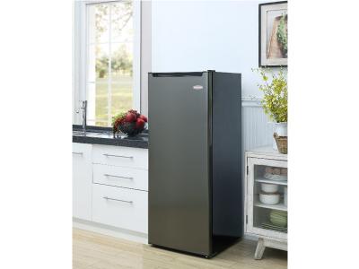 22" Marathon 8.5 Cu. Ft. Capacity Mid-sized All Refrigerator In Black Steel - MAR86BLS-1