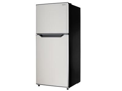 23" Danby 11.6 Cu. Ft. Apartment Size  Top Mount Fridge in Stainless Steel - DFF116B2SSDBR