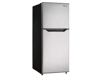 23" Danby 11.6 Cu. Ft. Apartment Size  Top Mount Fridge in Stainless Steel - DFF116B2SSDBL