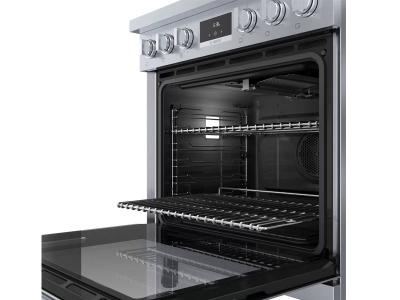 30" Bosch 800 Series Freestanding Gas Range With 5 Burners In Stainless Steel - HGS8055UC
