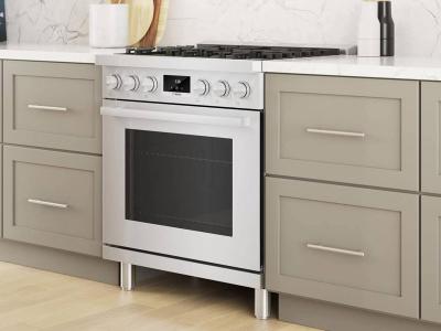 30" Bosch 800 Series Freestanding Gas Range With 5 Burners In Stainless Steel - HGS8055UC