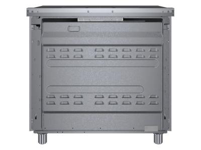 36" Bosch 800 Series Industrial Style Induction Range in Stainless Steel - HIS8655C