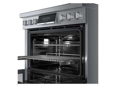 36" Bosch 800 Series Industrial Style Induction Range in Stainless Steel - HIS8655C