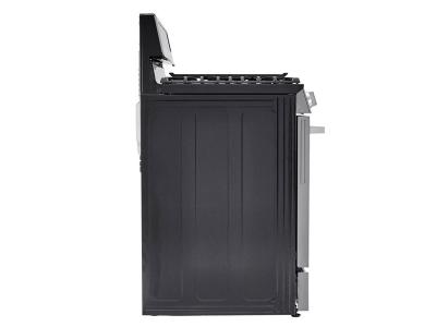 30" LG 6.3 Cu. Ft. Smart Wi-Fi Enabled Probake Convection Gas Range with Air Fry & EasyClean - LRGN6325X