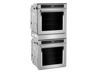 24" KitchenAid 5.80 Cu. Ft. Smart Double Wall Oven with True Convection - KODC504PPS