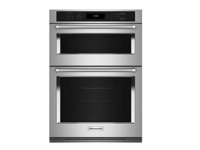 30" KitchenAid Combination Microwave Wall Oven with Air Fry Mode - KOEC530PPS